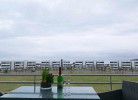 Meerblick vom Balkon der Ferienwohnung am Südstrand von Fehmarn